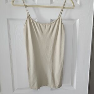 4 for $25 Beige Stretchy Spaghetti Strap Tank Top